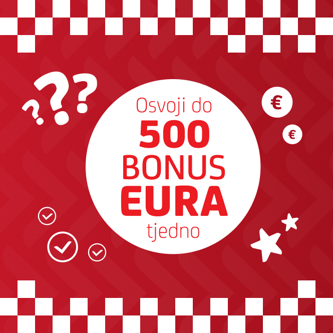 Win €500 in bonuses weekly